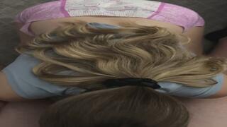 Diapergirl Sucking Cock & Showing Cum POV