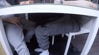 2 amateur bicurious boys having a "first one to piss on the other" challenge to spice up a boring game of Uno, and the winner decides to get sucked