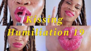 Kissing Humiliation 19- Ebony Femdom Goddess Rosie Reed Loser Humiliation Lipstick Fetish Tease And Denial- standard definition