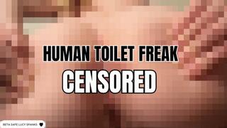 CENSORED TOILET SLAVE TRAINING ASSHOLE FETISH PIXEL FEMDOM POV LUCY SPANKS TOILET SLAVERY