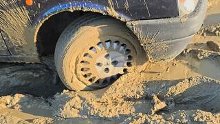 Stuck in mud after dinner