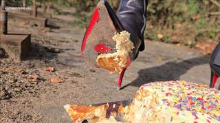 I Crush a Cake Under my Louboutin Boots on my Way to a Party