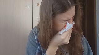 Crazy snorting of snot from the nose