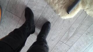 vacuuming sweaty feet