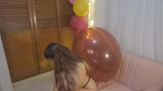 BIG STP- TOPPLES - BALLOON 36 RED BUBBLE