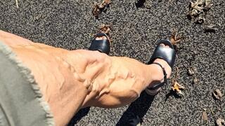 Tempest in stacked platform heel