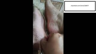 Sharlotte itchy feet at home