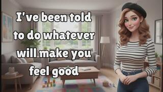 French nanny's diaper blowjob | ABDL audio