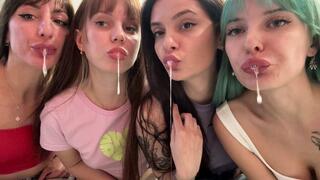 You Human Spittoon For Four Mistresses POV Spitting Humiliation (MP4 HD 1080p)