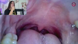 Endoscope Mouth Tour - Maleka MyPrettyFeet - MP4 720 HD