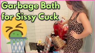 Humiliating a Sissy Cuck with REAL Rotten Garbage - Warning: Extreme Degradation! (4K Ultra HD)