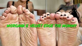 Morgana and Velvet Edge the Mummy