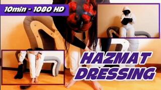 Hazmat Dressing Seduction: 10-Min HD Erotic Gas Mask Suit-Up Fantasy