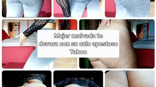 Culona malvada te atrapa y te devora con su culo