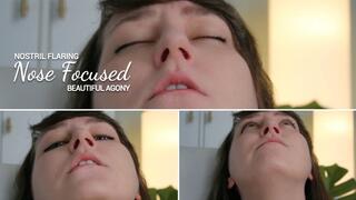 Nostril Flaring: Nose Focused Beautiful Agony Cum