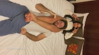 POV Mixed Wrestling by Chloe and Ashley