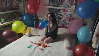 Blowing up mood till pop?