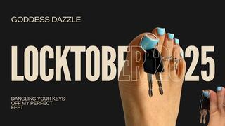 Locktober 2025: Goddess Dangles your Keys on Foot