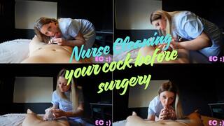 Nurse Cleaning Your Cock Before Your Procedure_1080p
