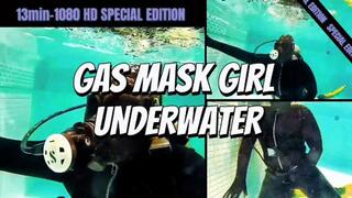 Gas Mask Diving Ecstasy: 13-Min HD Underwater Breath Play Thrill