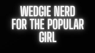 WEDGIE AND WALLET NERD FOR THE POPULAR GIRL