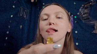 Giantess Plays with Tiny Like a Toy