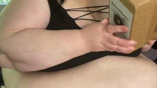 Giantess Sasha's Tiniest Fan Becomes Her Play Thing!