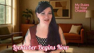 Locktober Begins Now