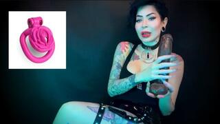 Locktobet task for sissies : Clitty Chastity and Big black cocks