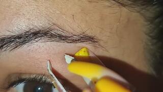 Removing My Eyebrows in Front of You.