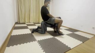 Riding on Spider-ponygirl and crawling in home and ponyplay #AS081