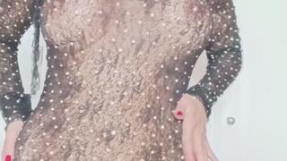 Sheer secrets under the hijab. My very first time jerking off on camera