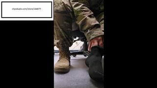 Tootsiequeen23 Itchy feet out combat boots