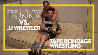 Tonny Tape Vs. JJ Wrestler (720p) Gay Bondage - Gay Domination - Wrestling - Face Sitting - Tape Bondage BDSM