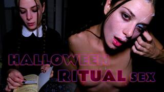 Halloween Sex Ritual Summons His Hard Cock for Me to Suck and Take a Huge Cumshot - KLX