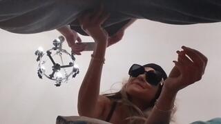 Perfect MILF blowjob with massive cum swallow