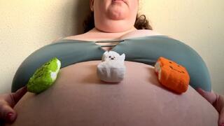 Marshmallow Stuffs Her Belly With Marshmallows