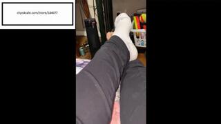 Delicious itches feet everywhere even on camera guy