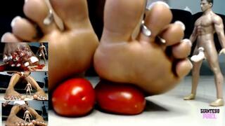 Giantess Threatens Her Tiny - Balls Trampling, Cherry Crush Domination
