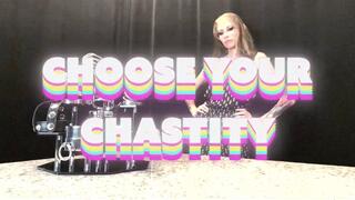 Choose Your Chastity - Keyholder Femdom POV by Goddess Kyaa - 720p