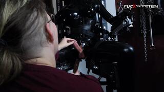 Latexboy Spanked, Masturbated And Fisted - FEMDom – whole film-