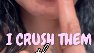 i crush them with my huge tits