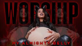 “Worship My Almighty Belly” [BELLY + FEMDOM]
