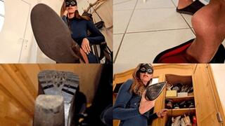 You live in my shoe cabinet, slave!