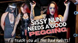 Sissy Nun Needs A Good Pegging! By Ruby Onyx