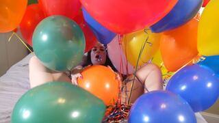 Helium Pussy Worship: Bedroom Balloon Ride to Trash-Can Carnage