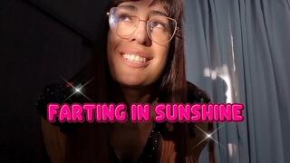 Alesia Farting Long and hard at the Golden Hour