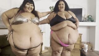 Lotioning, Lifting and Jiggling My SSBBW Friends Bellies