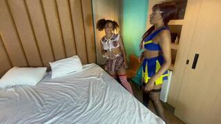 GIRLFRIENDS EXCHANGING FARTS PART 1 BY SUZY B AND MEDUSA CAM BY ALINE FULL HD