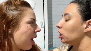 I grabbed this slave and covered her with my Super Fast Kiss. ?? Part 3 By Ariel and Milena Torres, Full HD Cam.